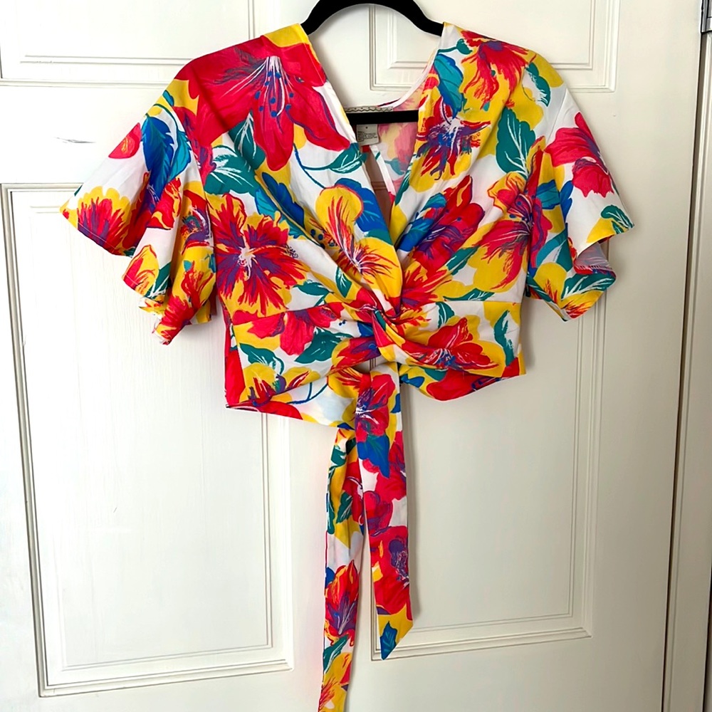 Fun Flower crop top
